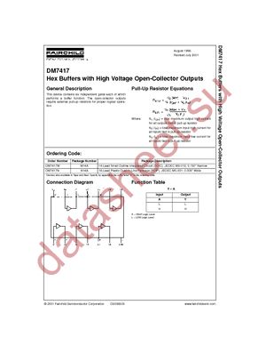 DM7417N datasheet  